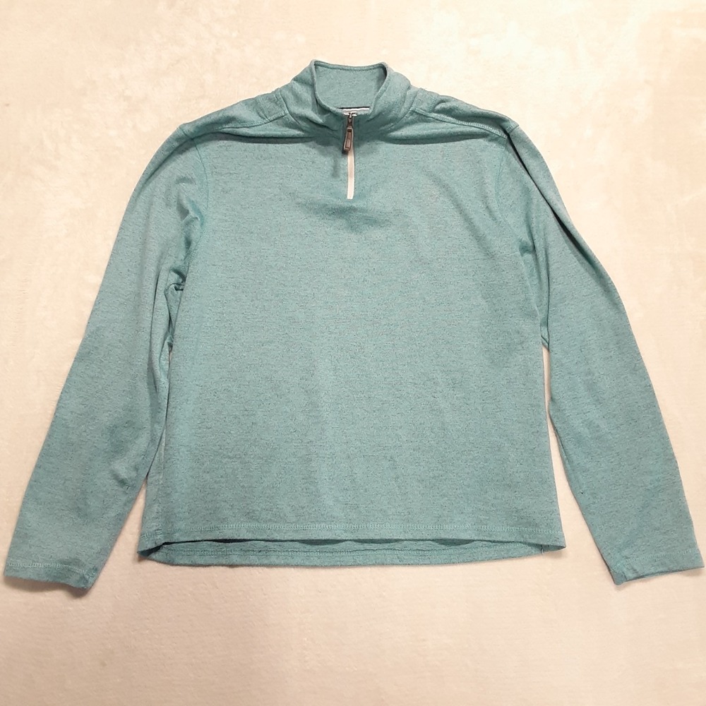 Bruno Milano Mens Super Soft 1/4 Zip Sweater Large Blue RN#123827
